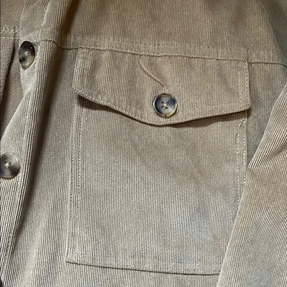 Tan Button-Up Jacket - Picture 3 of 4